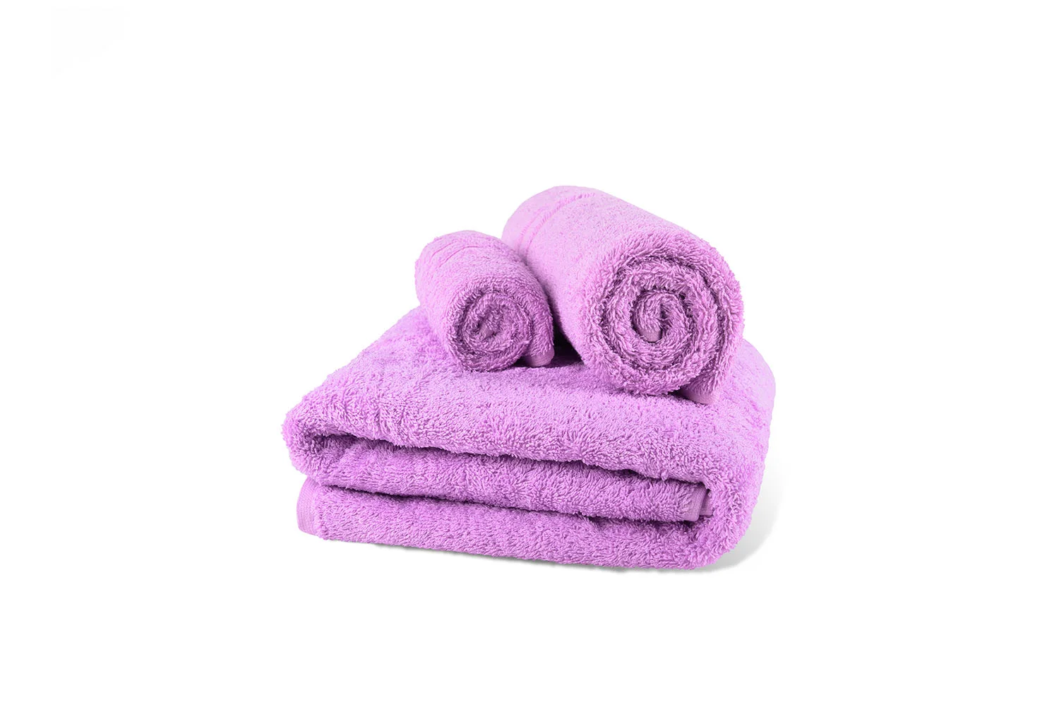 Lavender terry towel – illustrative product photo from K-Tex