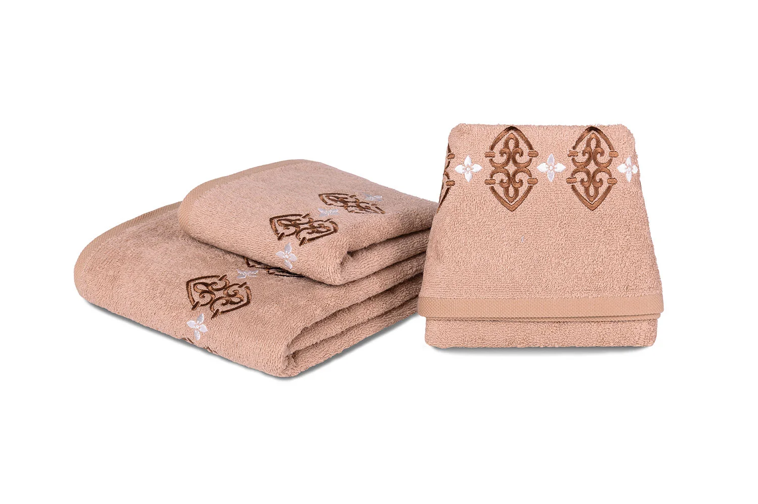 Heart-patterned terry towel — 2